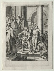 Passieset:  Geseling van Christus door Zacharias Dolendo