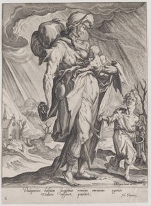 Armoede, uit Deugden en Ondeugden, 1596-97