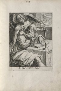 Sint Mattheüs, plaat 1 uit De Vier Evangelisten