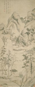 Landschap met figuur