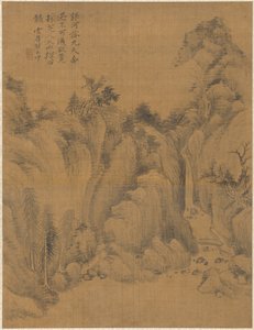Landschap, 1775 door Zhai Dakun