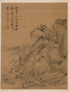 Landschap in de stijl van Ching Hao, 1775