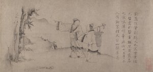 Liu Chen en Ruan Zhao Betreden de Tiantai Bergen