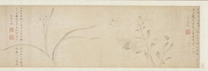 Inktbloemen door Zhao Zhong
