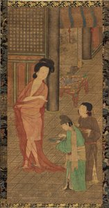 Yang Guifei na het baden