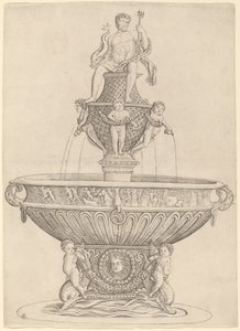 Fontein met Standbeeld van Neptunus