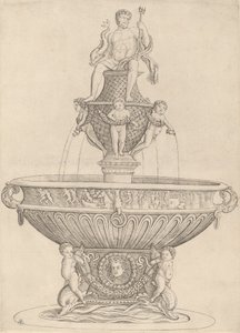 Fontein met Beeld van Neptunus