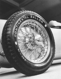 Voorwiel van een 1911 Auto-Union racewagen, c 1934-1935
