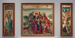 Antonius-retabel door Zürcher Veilchenmeister