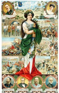 ALLEGORIE VAN ITALIË TURRITA 1911