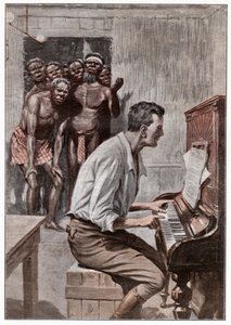 Aboriginals en Australische kolonist door . .