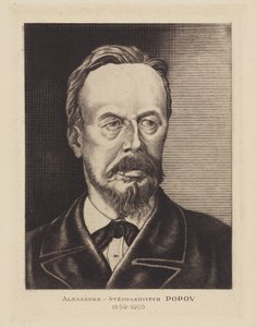 Alexandre-Stephanovich Popov, Russische natuurkundige, ca. 1905 door Frederick (attr. to) Barnard