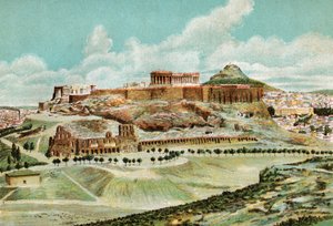 Athene, ca. 1920 (lithografie)