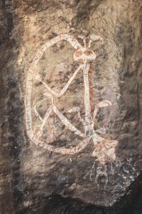 Aboriginal rotsschilderingen in Kakadu Nationaal Park door Isabel Redie