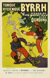 Byrrh Tonique Hygenique versus absint, ca. 1903
