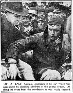 Charles Augustus Lindbergh, Amerikaanse piloot, ca. 1920s door Ferdinand Georg Waldmuller