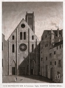 Kerk van Sainte Genevieve door . .