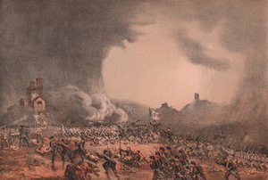 Botsing bij Madonna della Scoperta, Slag bij Solferino en San Martino, Lombardije door William Walcutt