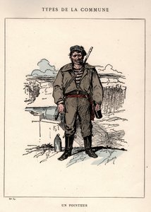 Commune van Parijs: kostuum door UN POINTOR (34) in Les Communeux