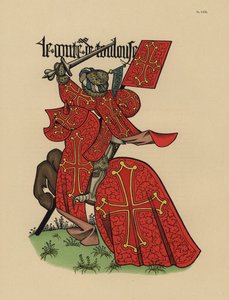 Graaf van Toulouse, Comte de Toulouse, met standaard