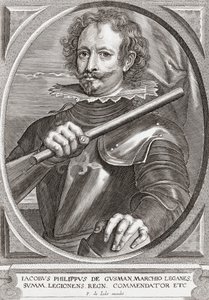 Diego Mexía Felipez de Guzmán y Dávila. Portret. door . .