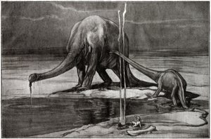 Dinosaurussen in Afrika door . .
