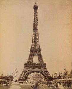 Eiffeltoren, Parijs Expositie door . .