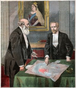Entente cordiale: Paul Cambon en Robert Gascoyne-Cecil, Lord Salisbury door . .