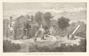 Haardvuur, Patricroft (naar een tekening van James Nasmyth, ca. 1840)