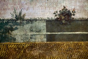 Bloemenvaas (detail) door Georg Carl Heinrich Dollmann