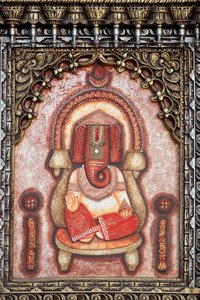 Ganesha of Ganapati: de olifantshoofdige hindoe god. Dubai. Verenigde Arabische Emiraten.