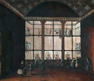 Interieur van het Mortuarium in Parijs