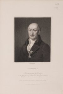 Jean Baptiste Joseph Delambre, Franse astronoom, ca. 1810s door Frederick (attr. to) Barnard
