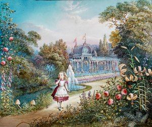 De avonturen van Alice in Wonderland, toverlantaarn