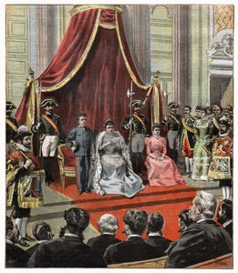 Maria Christina van Oostenrijk door . .