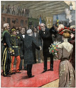 Oscar II van Zweden in Parijs