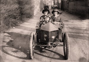 Uit voor een ritje, ca. 1912 door Frederick (attr. to) Barnard