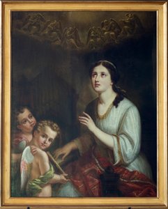 Decanale kerk van Onze-Lieve-Vrouw. Interieur door . .