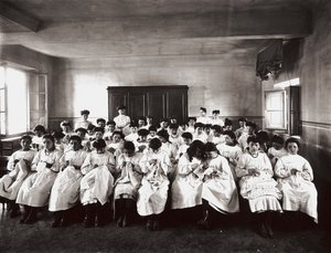 Vakschool voor vrouwen in Florence: een borduurles