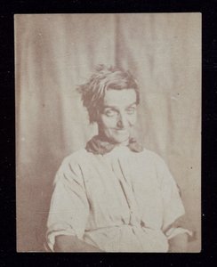 Psychiatrisch portret van een patiënt, Surrey County Asylum, ca. 1852
