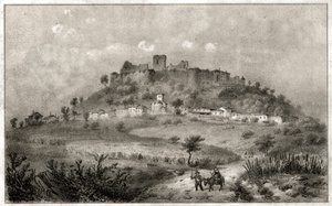 Ruïnes van het kasteel van Preny, Lotharingen door . .