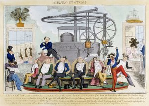 Scheren met stoom, ca. 1810 door Ferdinand Georg Waldmuller