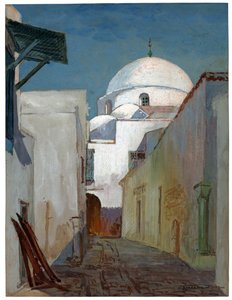 Sidi Mahrez-moskee, Tunis door . .