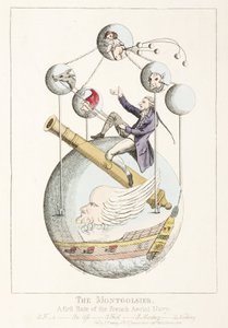 De Montgolfier - Een eersteklas van de Franse luchtmacht door Frederick (attr. to) Barnard