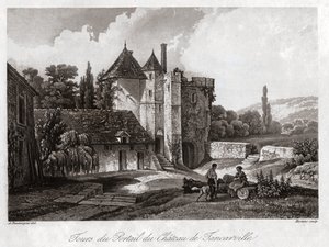 Het kasteel van Tancarville door . .