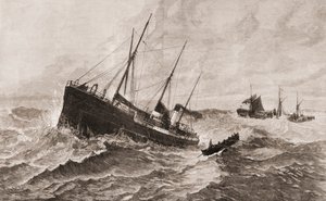 Het verlies van het stoomschip Clan Macduff door . .