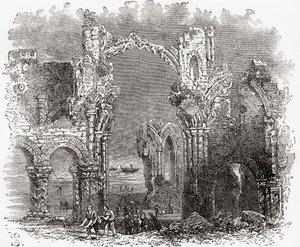 Het klooster van Lindisfarne door . .