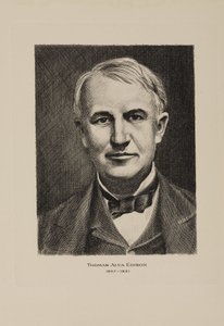 Thomas Alva Edison, Amerikaanse uitvinder, begin 20e eeuw