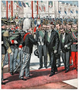 Victor Emmanuel III en Emile Loubet