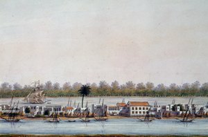 Uitzicht op St. Louis, Senegal